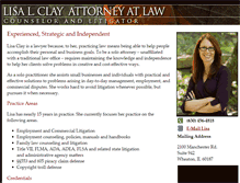 Tablet Screenshot of clayatlaw.com